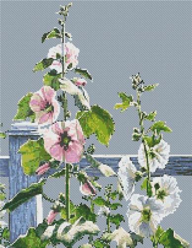 click here to view larger image of Hollyhocks (chart)