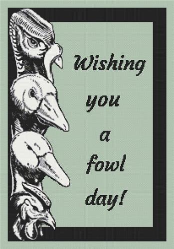 click here to view larger image of Fowl Day (chart)