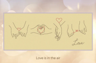 click here to view larger image of Love is in the Air (chart)