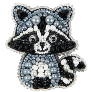 click here to view larger image of Crystal Art Raccoon  (counted cross stitch kit)