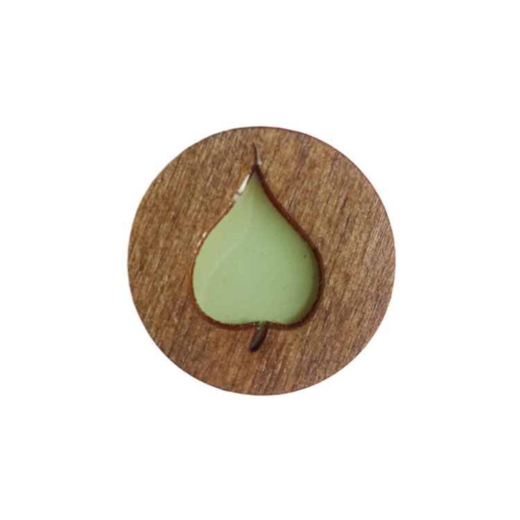 click here to view larger image of Magnetic Needle Holder - Leaf/Green (accessory)