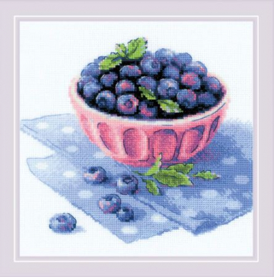 click here to view larger image of Ripe Blueberry (counted canvas chart)