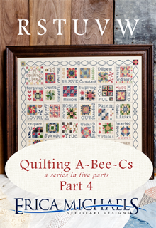 click here to view larger image of Quilting A Bee Cs - Part 4  R S T I V W (chart)