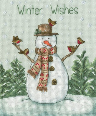 click here to view larger image of Ol' Jack Frost (counted cross stitch kit)