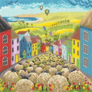 click here to view larger image of Wool Meet Again (counted cross stitch kit)