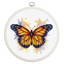click here to view larger image of Monarch Butterfly  (counted cross stitch kit)