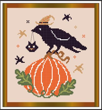 click here to view larger image of Crow and Pumpkin (chart)