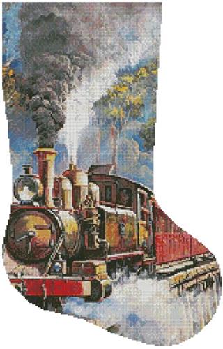 click here to view larger image of Puffing Billy Stocking (Right) (chart)