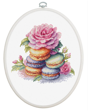 click here to view larger image of French Macaron (counted cross stitch kit)