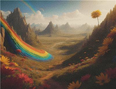 click here to view larger image of Rainbow Landscape (chart)