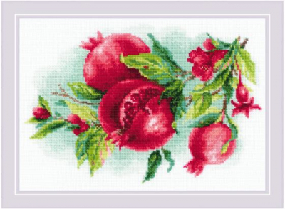 click here to view larger image of Juicy Pomegranate (counted cross stitch kit)