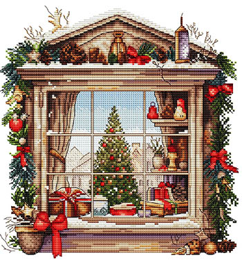 click here to view larger image of Christmas Window  (chart)
