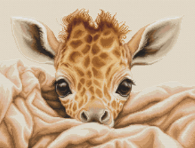 click here to view larger image of Baby Giraffe, The (counted cross stitch kit)