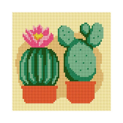 click here to view larger image of Cacti (needlepoint kit)