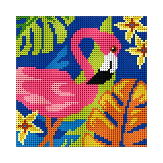 click here to view larger image of Flamingo - SA9774 (needlepoint kit)