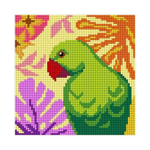 click here to view larger image of Parrot - SA9775 (needlepoint kit)