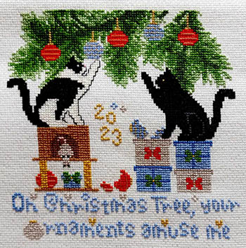 click here to view larger image of Kitty Christmas (chart)