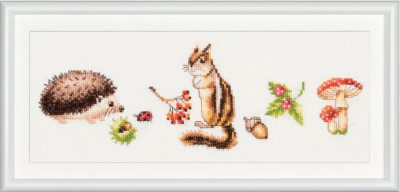 click here to view larger image of Forrest Friends 2 (counted cross stitch kit)