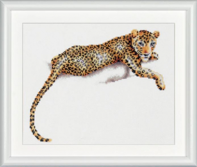 click here to view larger image of Safari Leopard (counted cross stitch kit)