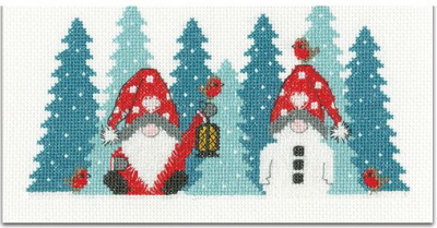 click here to view larger image of Wonderland Winter (counted cross stitch kit)