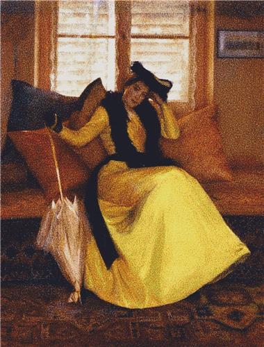 click here to view larger image of Lady in Yellow (chart)