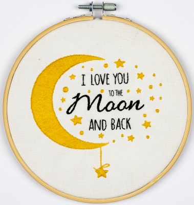 click here to view larger image of Moon - Embroidery (embroidery kit)