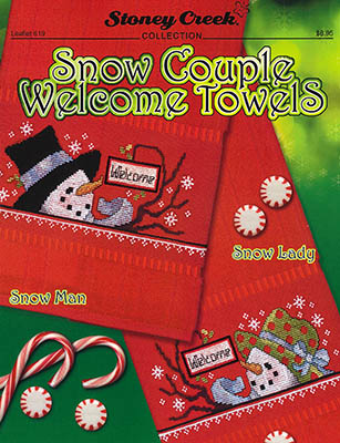 click here to view larger image of Snow Couple Welcome Towels (chart)
