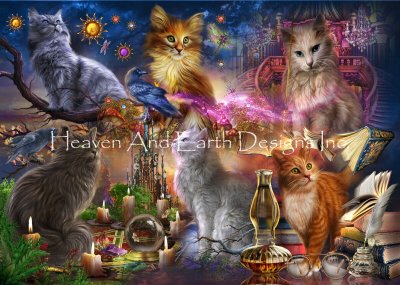 click here to view larger image of Mystical Cats - Ciro Marchetti  (chart)