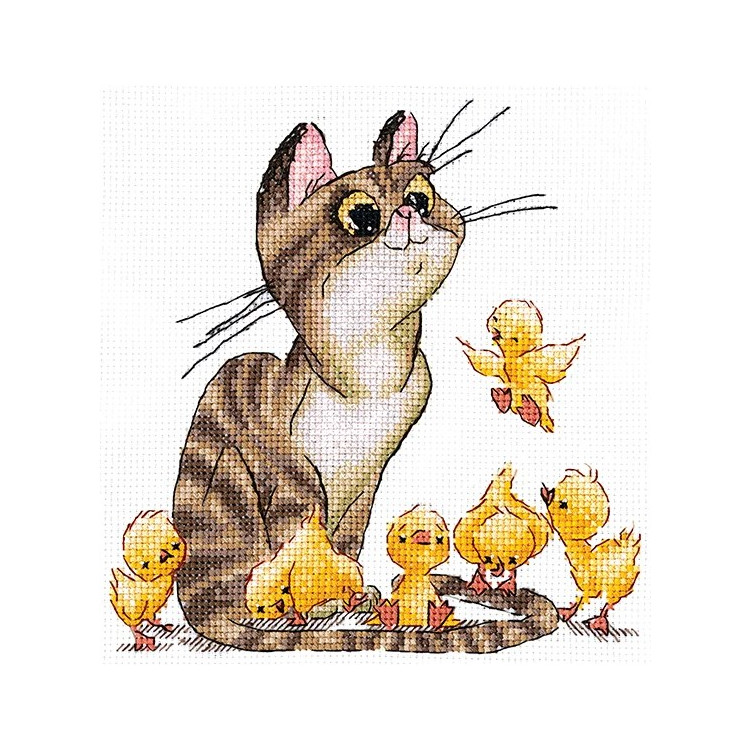 click here to view larger image of Whiskered Nanny (counted cross stitch kit)
