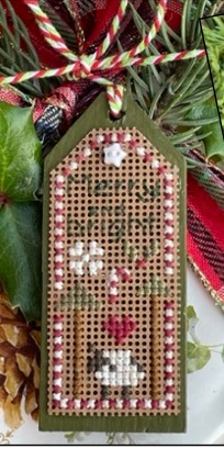 click here to view larger image of Sheep Bauble Kit (counted cross stitch kit)