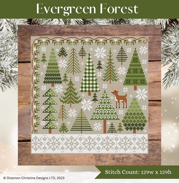 click here to view larger image of Evergreen Forest  (chart)