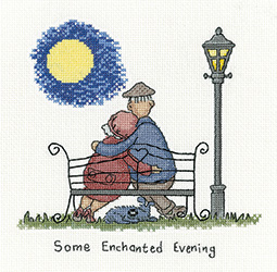 click here to view larger image of Some Enchanted Evening (counted cross stitch kit)