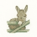 click here to view larger image of Donkey Little Friends (counted cross stitch kit)