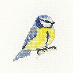 click here to view larger image of  Blue Tit (counted cross stitch kit)