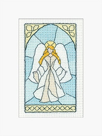 click here to view larger image of Angel Christmas Cards (counted cross stitch kit)
