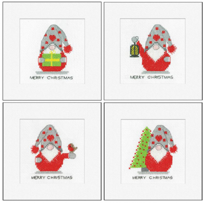click here to view larger image of Gonk - Greeting Cards Assortment (counted cross stitch kit)
