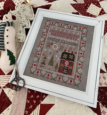 click here to view larger image of Merry Christmas Sampler Saddle Stitched Booklet (chart)