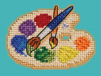 click here to view larger image of Painter's Palette (2024) (counted cross stitch kit)