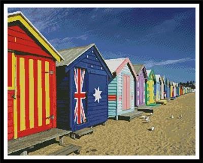 click here to view larger image of Bathing Boxes at Brighton Beach (chart)