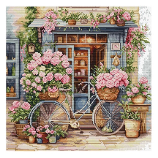 click here to view larger image of Flower Shop (counted cross stitch kit)