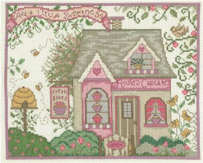 click here to view larger image of Rosie's Cupcakes - Gail Bussi (counted cross stitch kit)