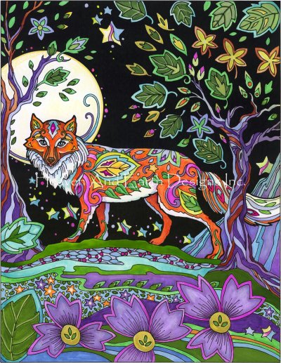 Moon Fox - Marjorie Sarnat - click here for more details about chart