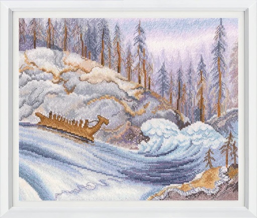 click here to view larger image of River of Time (counted cross stitch kit)