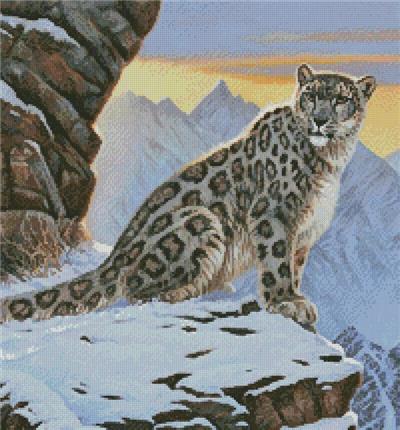 click here to view larger image of Snow Leopard Mountain (Crop) (chart)
