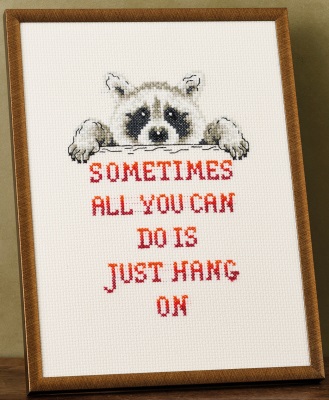 click here to view larger image of Racoon (counted cross stitch kit)