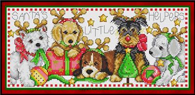 click here to view larger image of Santa's Little Helpers (chart)