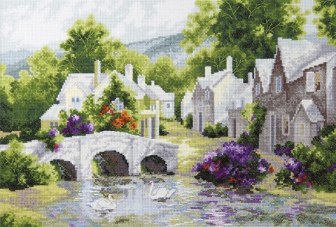 click here to view larger image of Hospitable City (counted cross stitch kit)