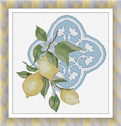 click here to view larger image of Maioliche E Limoni (Majolica and Lemons) (chart)