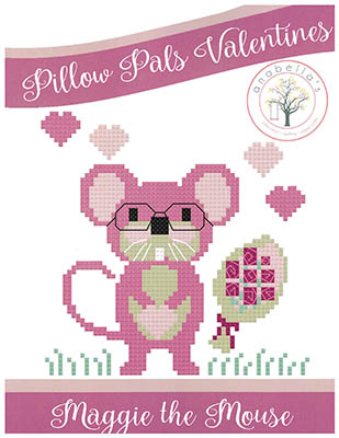 click here to view larger image of Maggie the Mouse - Pillow Pals Valentine's (chart)