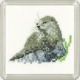click here to view larger image of Otter Coaster (counted cross stitch kit)